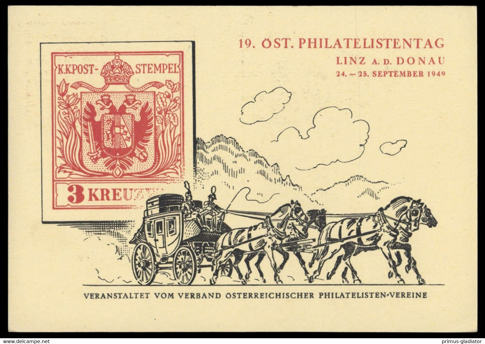 1949, Österreich, PP, Brief - Mechanische Stempel