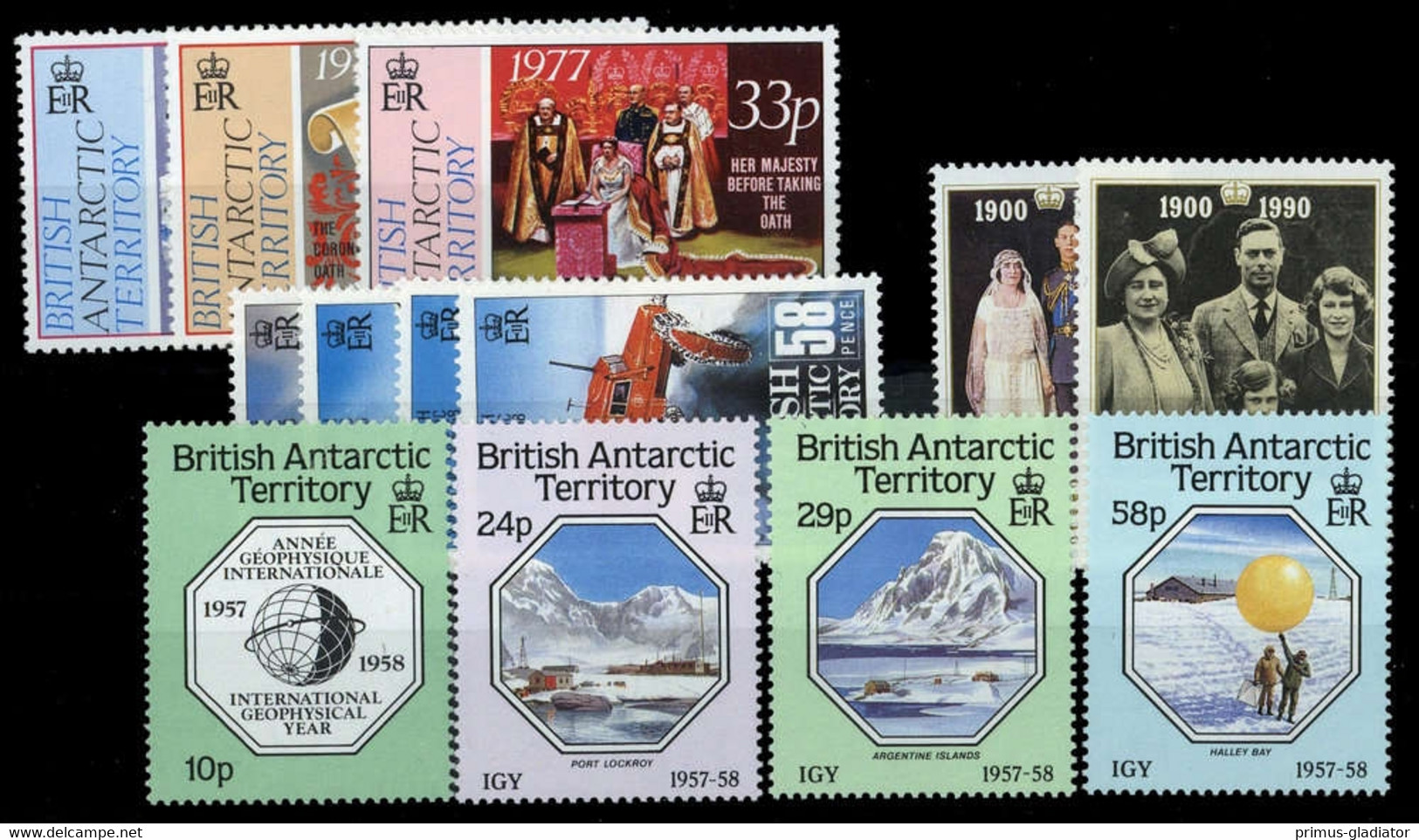 1977, Britische Gebiete In Der Antarktis, 68-70 U.a., ** - Sonstige & Ohne Zuordnung