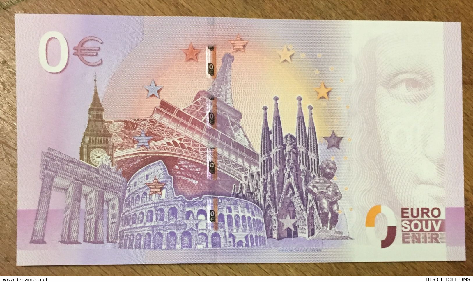 2016 BILLET 0 EURO SOUVENIR DPT 17 LA ROCHELLE ZERO EURO SCHEIN BANKNOTE PAPER MONEY BANK - Private Proofs / Unofficial