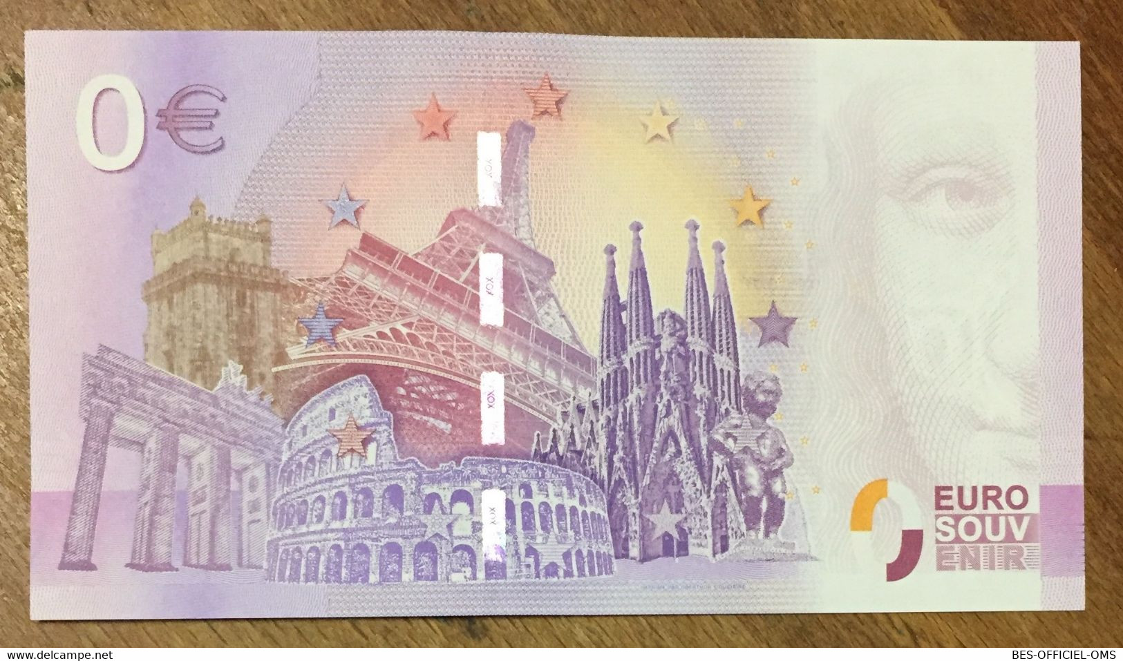 2017 BILLET 0 EURO SOUVENIR ALLEMAGNE DEUTSCHLAND UNESCO-WELTKULTURERBE WARTBURG ZERO 0 EURO SCHEIN BANKNOTE PAPER MONEY - Specimen