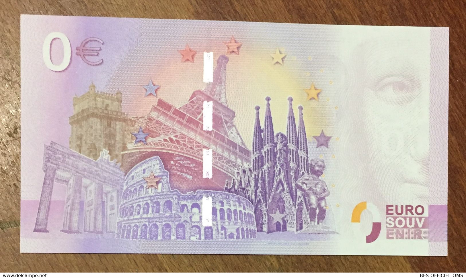 2017 BILLET 0 EURO SOUVENIR ALLEMAGNE DEUTSCHLAND FRANKFURT - RÖMERBERG ZERO 0 EURO SCHEIN BANKNOTE PAPER MONEY - Specimen