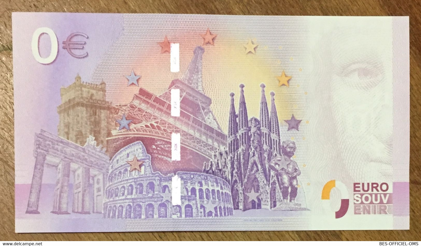 2017 BILLET 0 EURO SOUVENIR ALLEMAGNE DEUTSCHLAND LUISENHÜTTE BALVE-WOCKLUM ZERO 0 EURO SCHEIN BANKNOTE PAPER MONEY - [17] Falsos & Especimenes