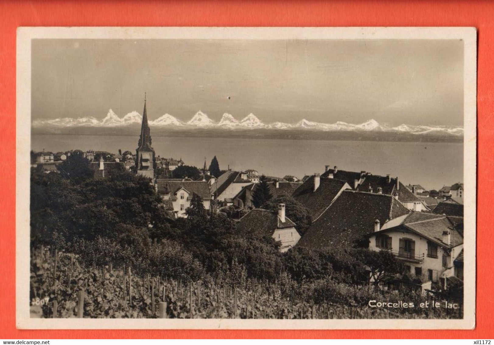 ZBH-10 Corcelles Et Le Lac. Circulé 1931 - Corcelles