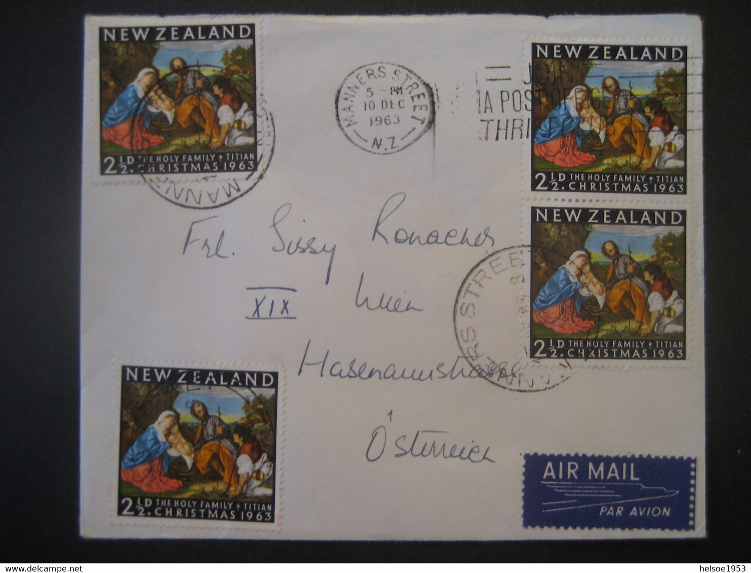 Neuseeland 1963- FP-Beleg Mit Schönen Sondermarken - Briefe U. Dokumente