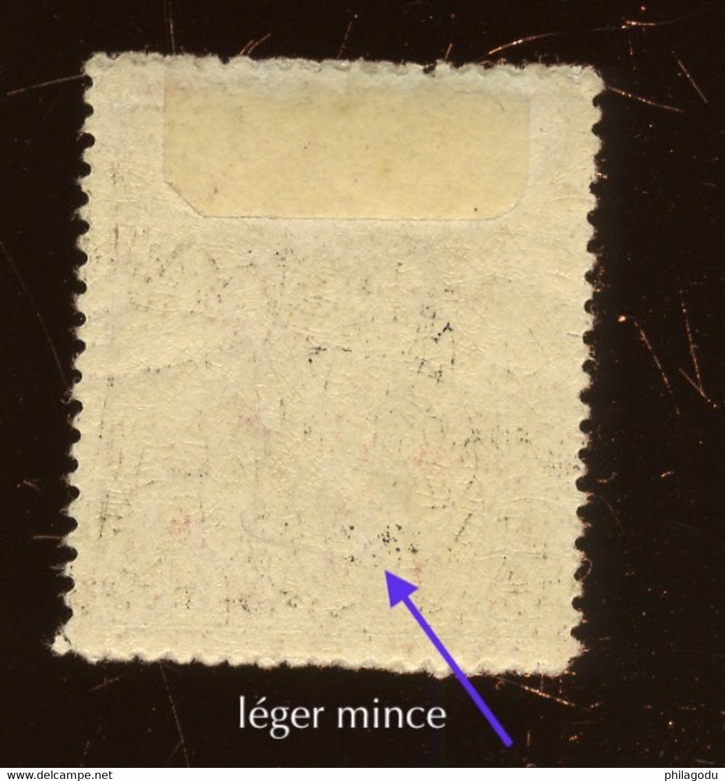 10F. *. Mini Mince. Cote 170,-euros   Bon Centrage - 1919-1920 Roi Casqué