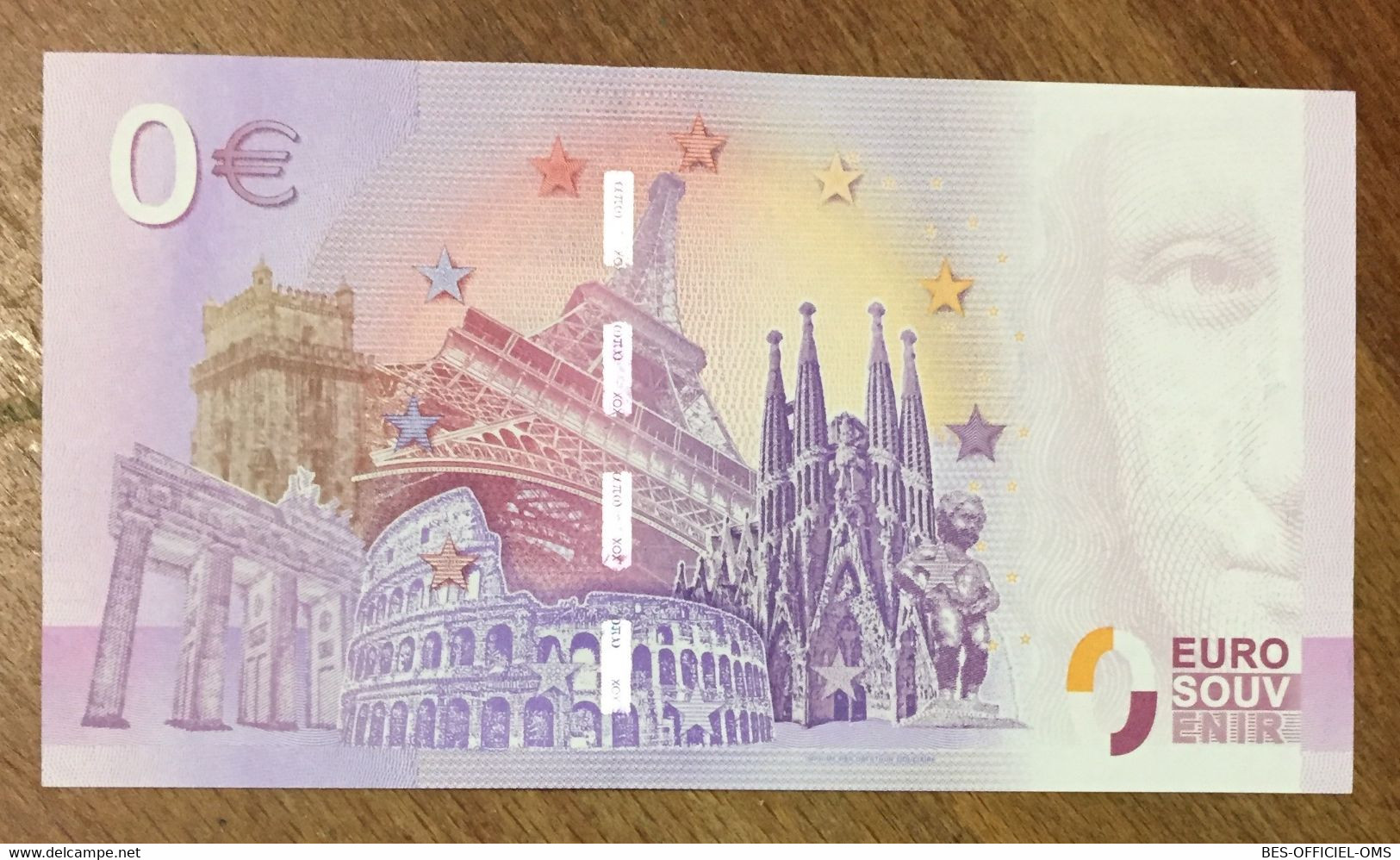 2017 BILLET 0 EURO SOUVENIR ALLEMAGNE DEUTSCHLAND REICHSBURG COCHEM ZERO 0 EURO SCHEIN BANKNOTE PAPER MONEY - [17] Falsos & Especimenes