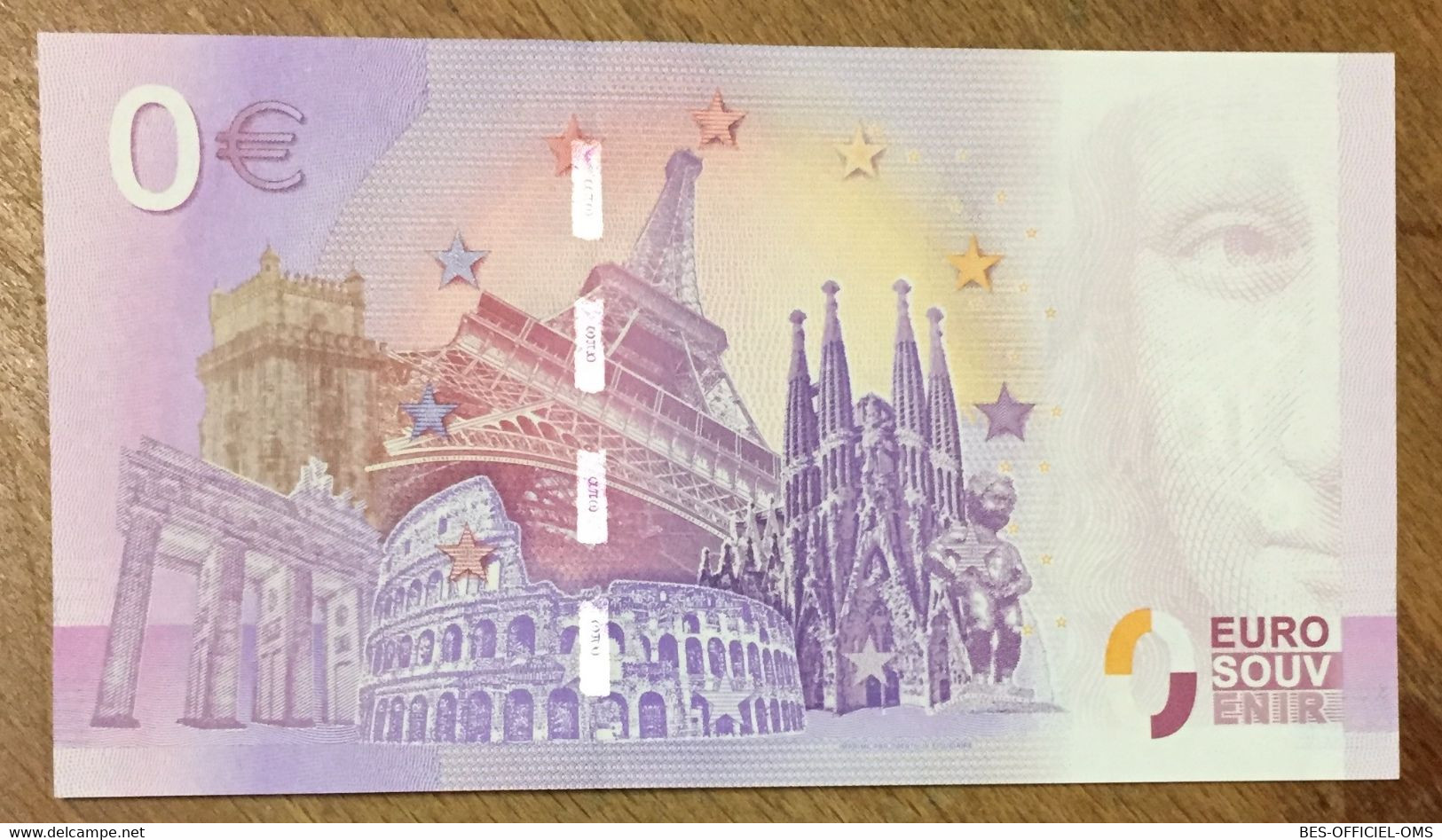 2017 BILLET 0 EURO SOUVENIR ALLEMAGNE DEUTSCHLAND BREMEN ZERO 0 EURO SCHEIN BANKNOTE PAPER MONEY - Specimen