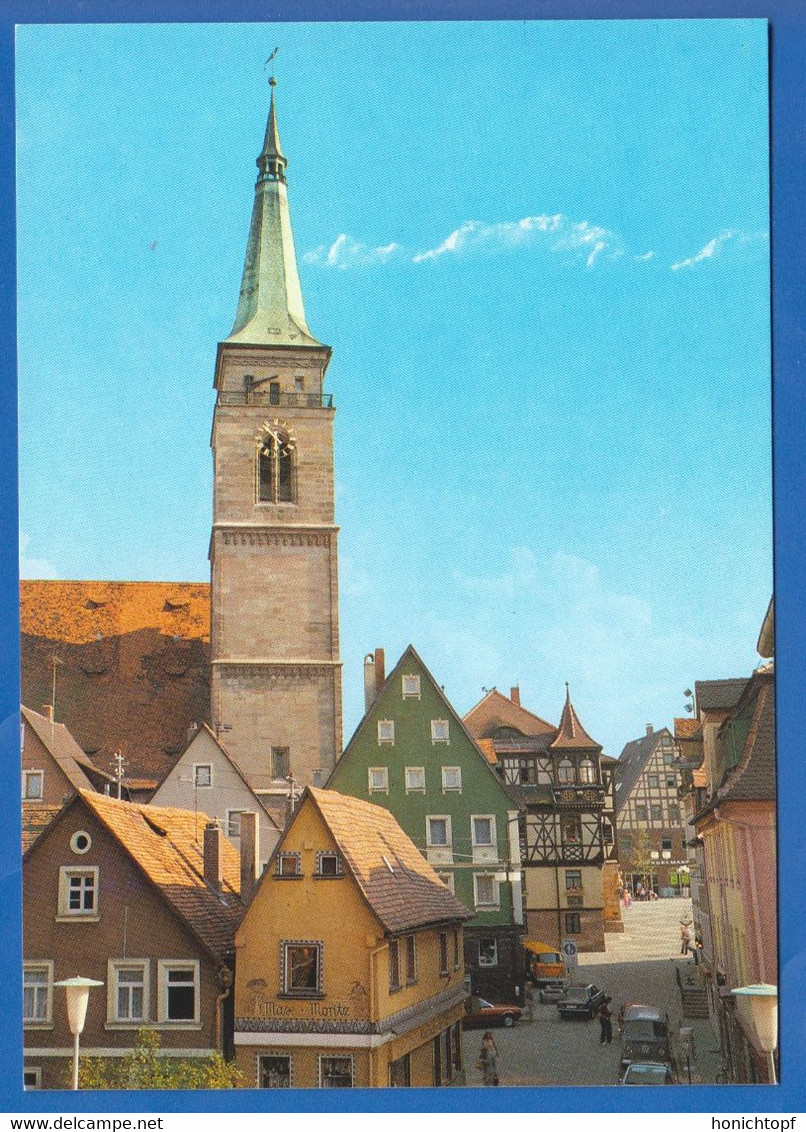 Deutschland; Schwabach Eichwasen; Nürnberger Strasse, 600 Jahre - Schwabach