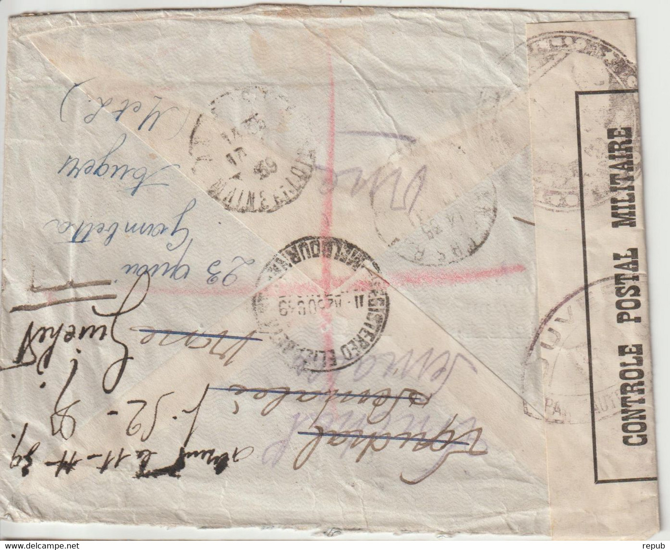 Australie 1939 Lettre Recommandée Melbourne Pour La France - Cartas & Documentos