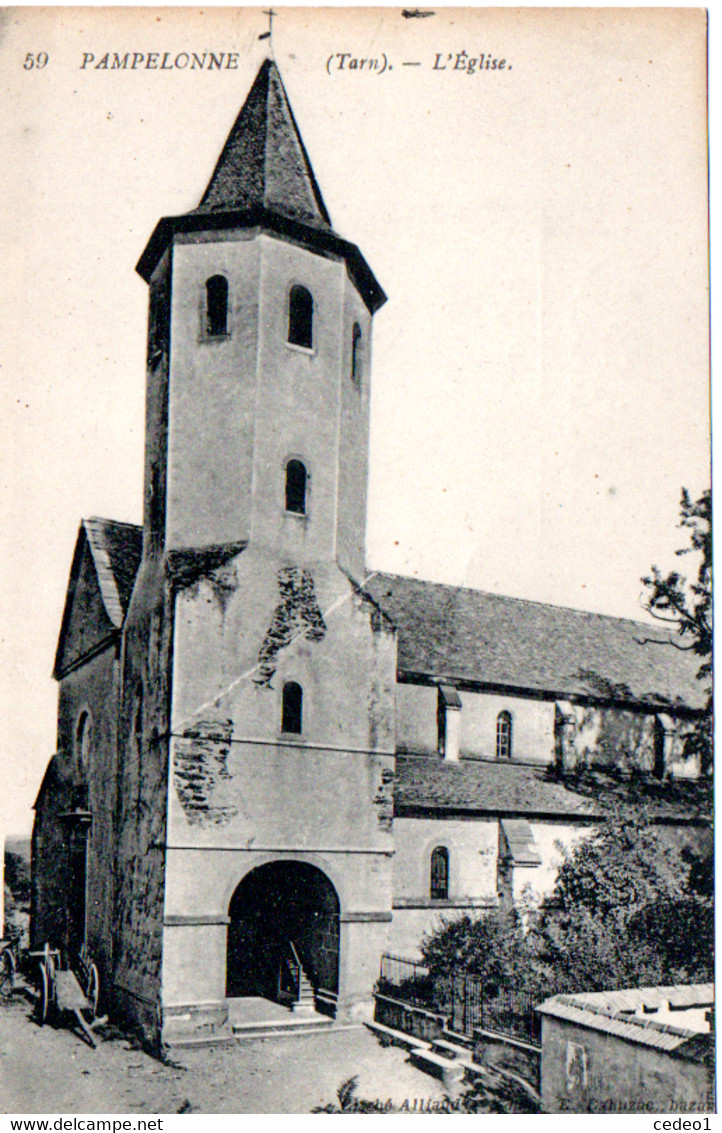 PAMPELONNE  L'EGLISE - Pampelonne