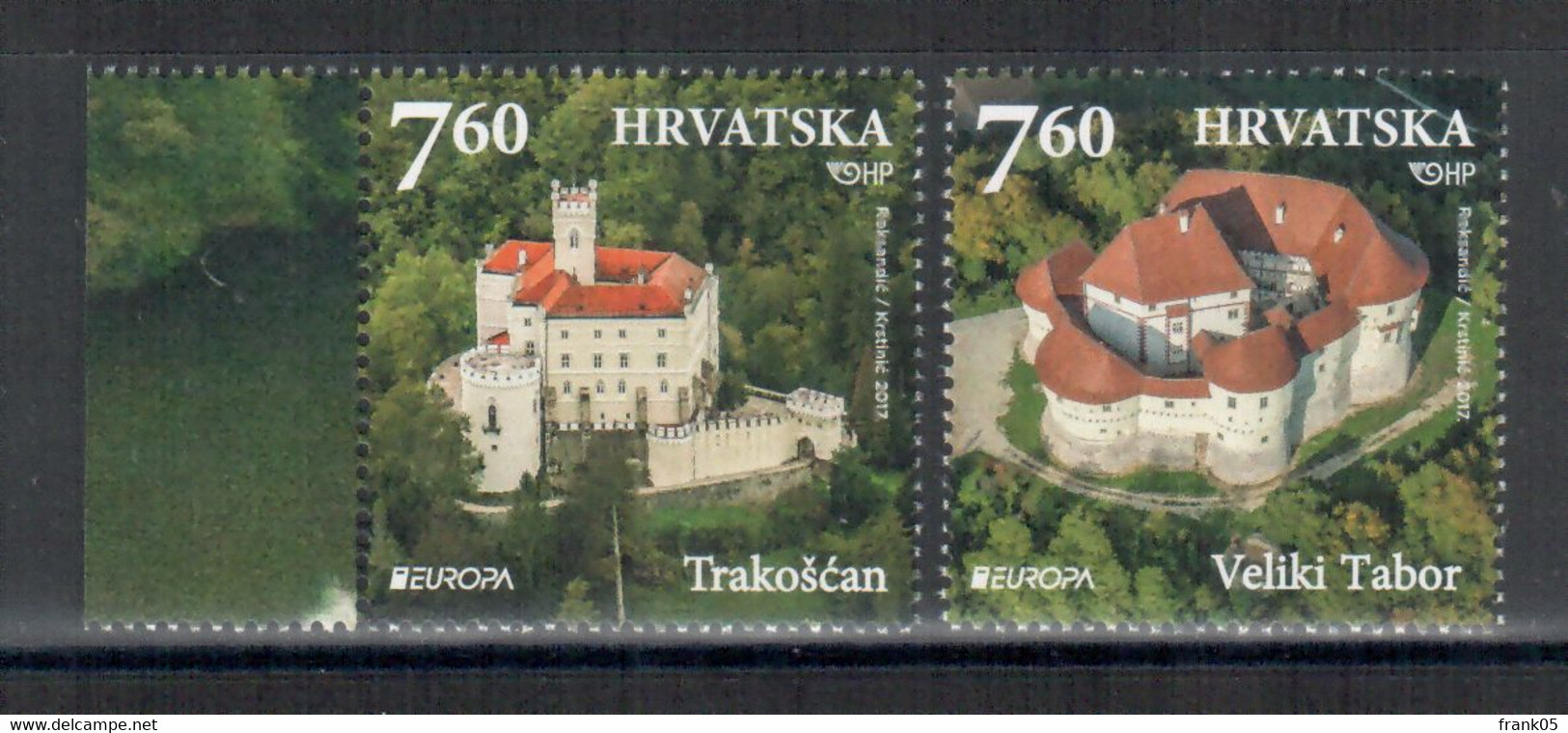 Kroatien / Croatia / Croatie 2017 Satz/set EUROPA ** - 2017