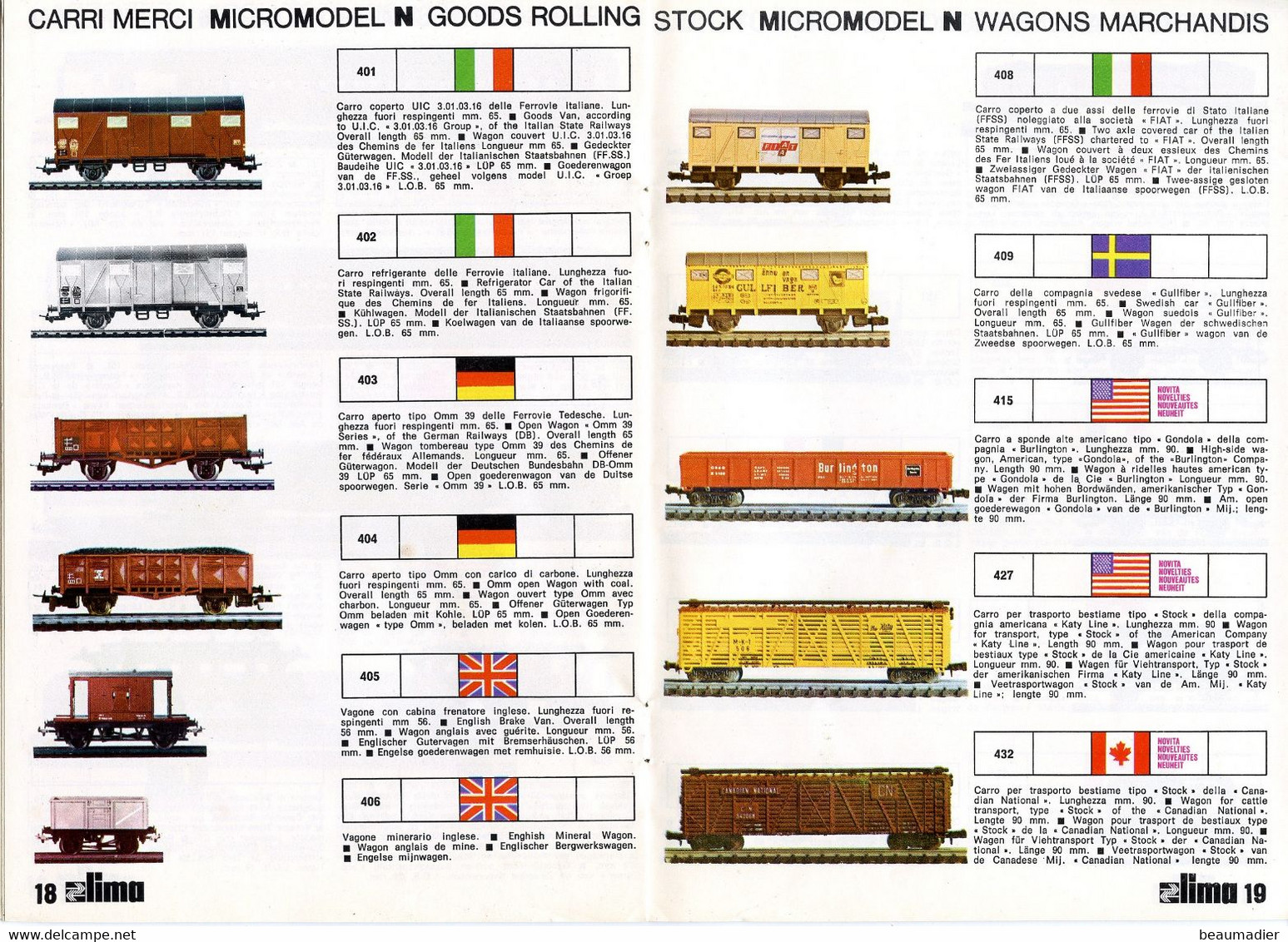 Lima N Catalogue 1973-1974 Multilingue Multilingual - Sonstige & Ohne Zuordnung