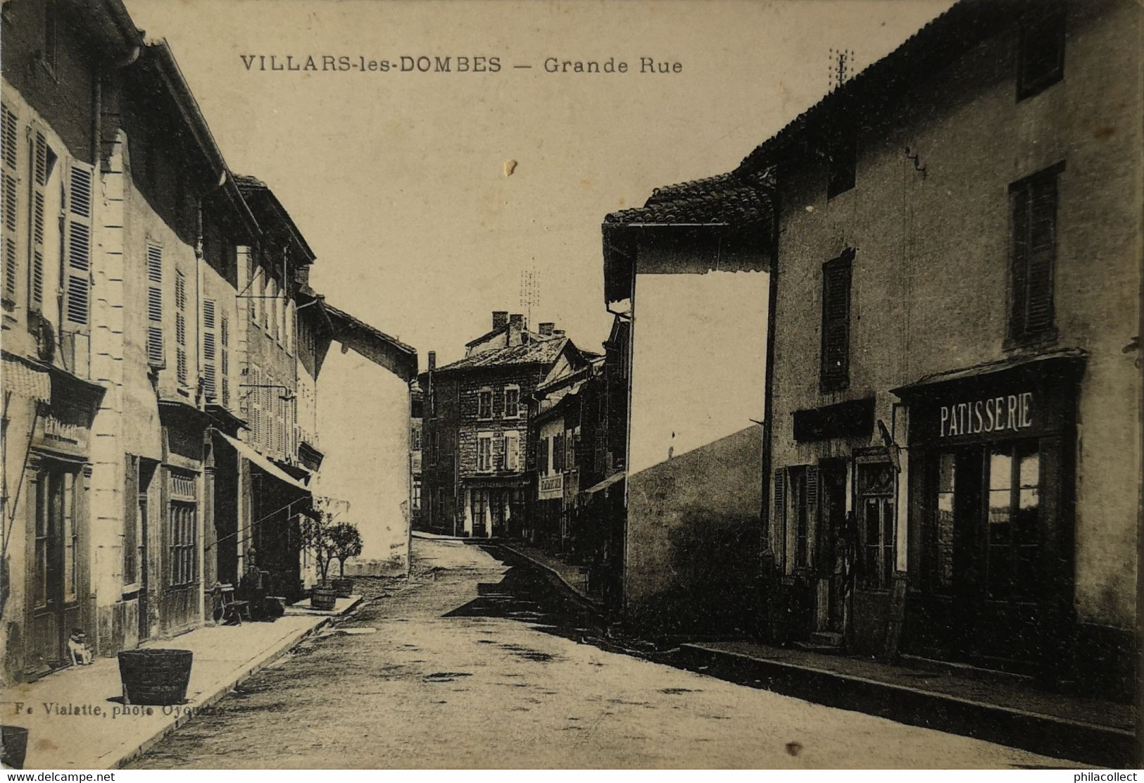 Villars Les Dombes (01) Grande Rue (Patisserie) 1920 - Villars-les-Dombes