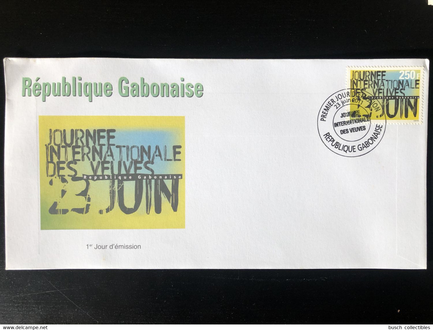 Gabon Gabun 2011 Mi. 1705 FDC Journée Internationale Des Veuves Witwen Tag Widowed Day RARE! - Gabun (1960-...)