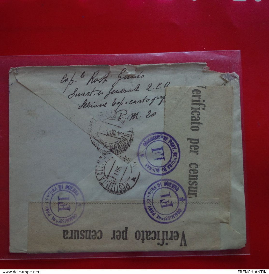 LETTRE FIRENZE CENSURA 1942 - Storia Postale