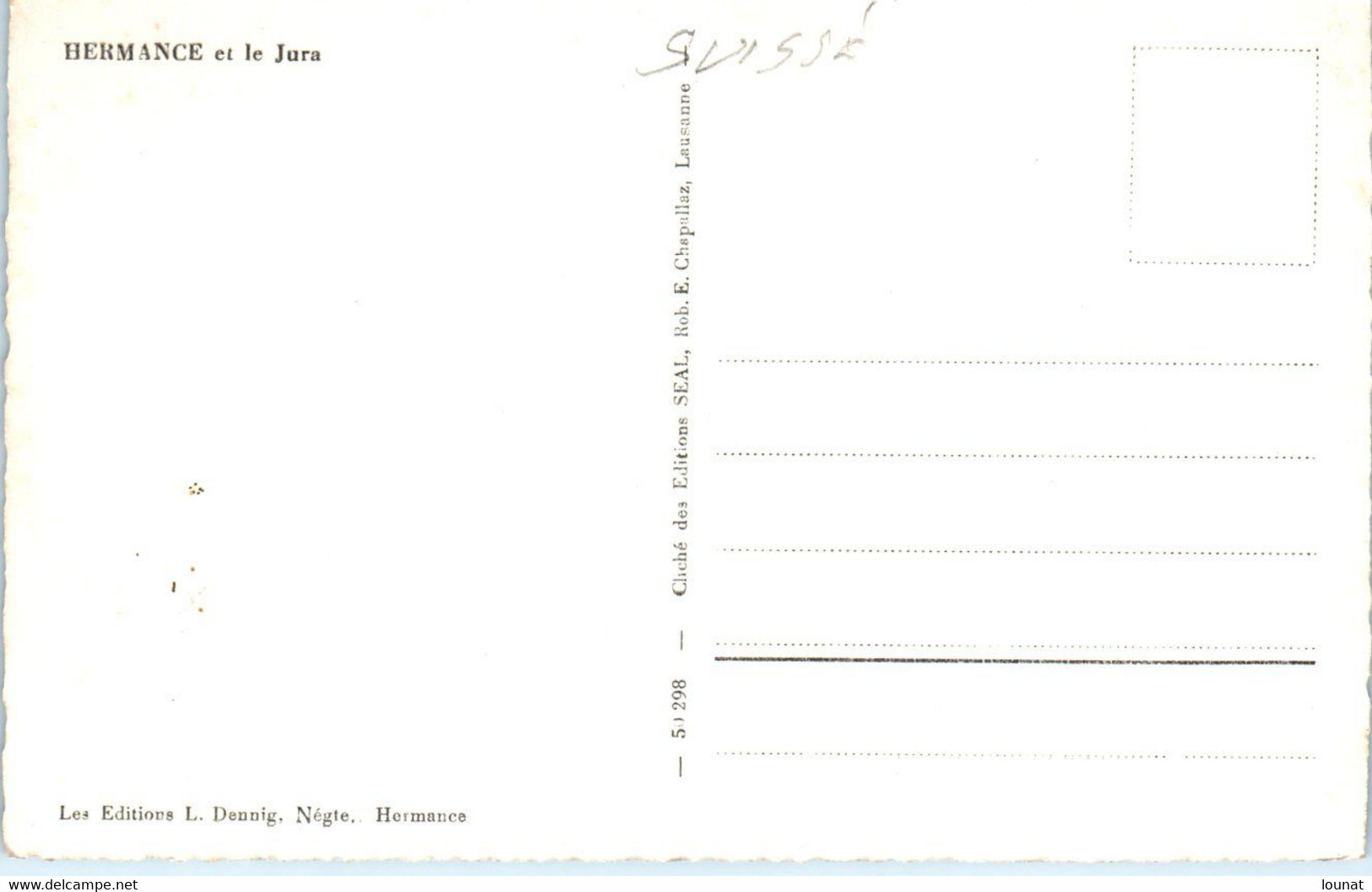 - Suisse - HERMANCE Et Le JURA - Hermance