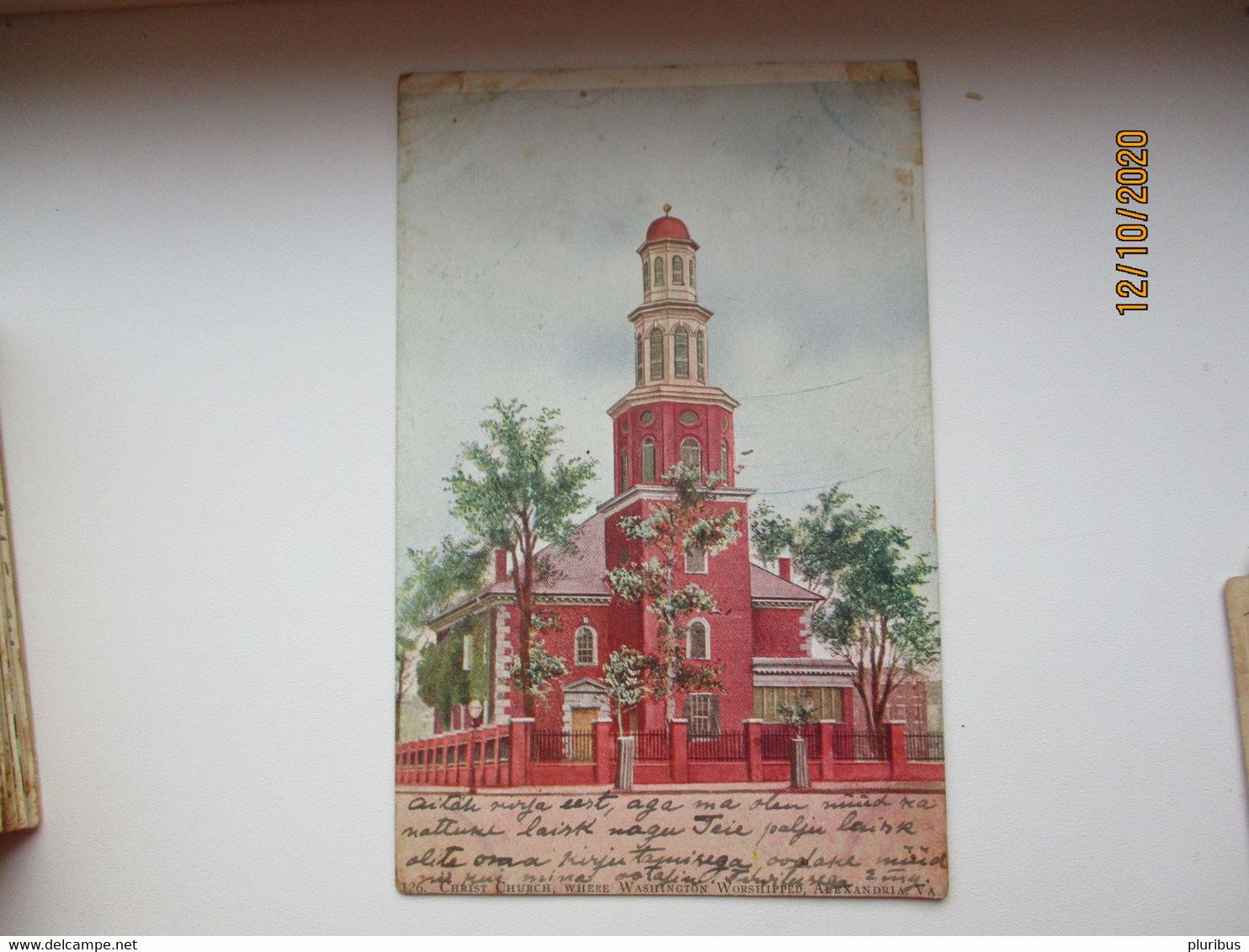 CHRIST CHURCH ALEXANDRIA  , OLD POSTCARD  0 - Alexandria