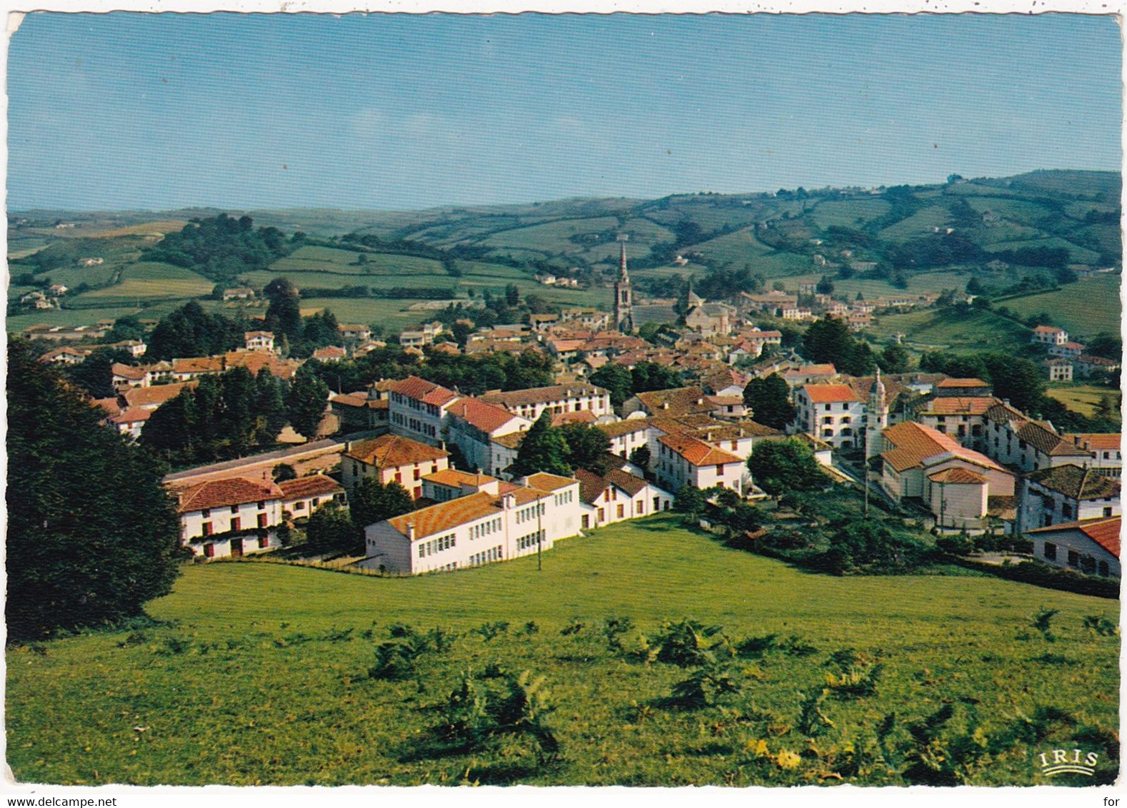 Pyrénées Atlantiques : HASPARREN - HASPAREN : Vue Générale : C.p.s.m. - M.  - Grand Format - Hasparren