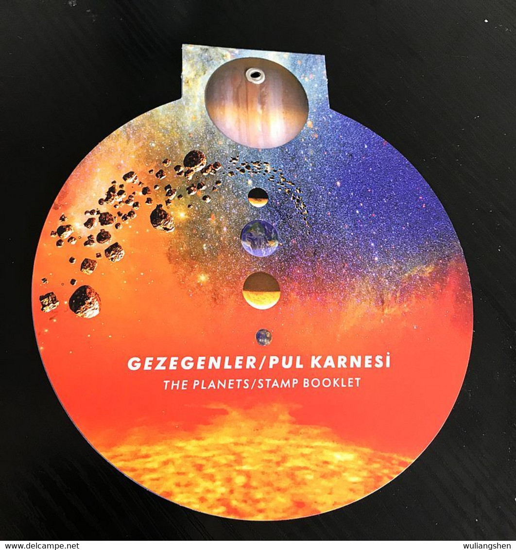 XB1463 Turkey 2020 Solar System Planets Booklet MNH - Lettres & Documents