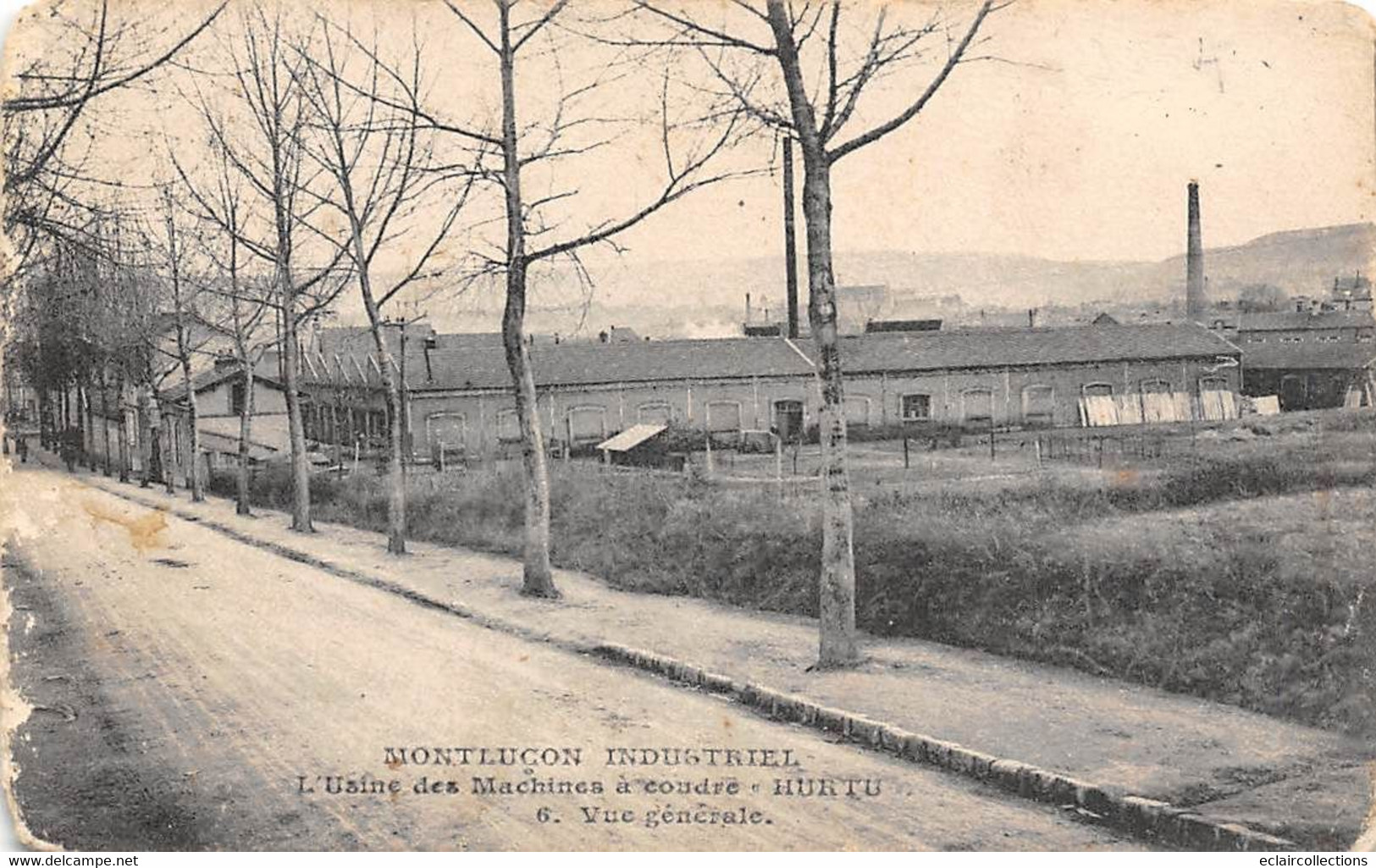 Montluçon           03          Usine Des Machines A Coudre Hurtu   .  Coins Arrondis        (voir Scan) - Montlucon