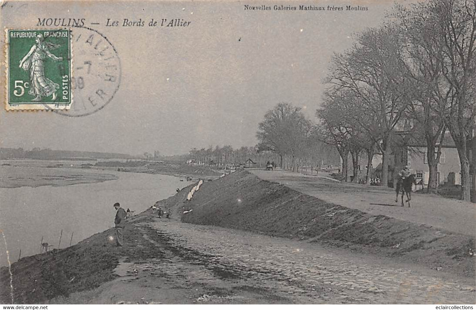 Moulins          03          Les Bords De L'Allier    (voir Scan) - Moulins