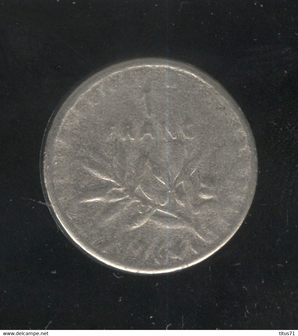 Fausse 1 Francs 1964 - Moulée - Exonumia - Variétés Et Curiosités