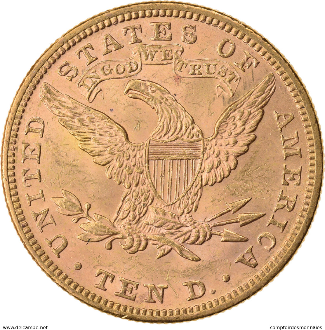 Monnaie, États-Unis, Coronet Head, $10, Eagle, 1892, U.S. Mint, Philadelphie - 10$ - Eagles - 1866-1907: Coronet Head