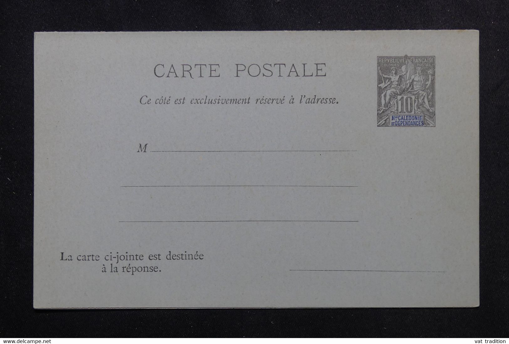 NOUVELLE CALÉDONIE - Entier Postal Type Groupe Avec Réponse , Non Circulé - L 73419 - Entiers Postaux