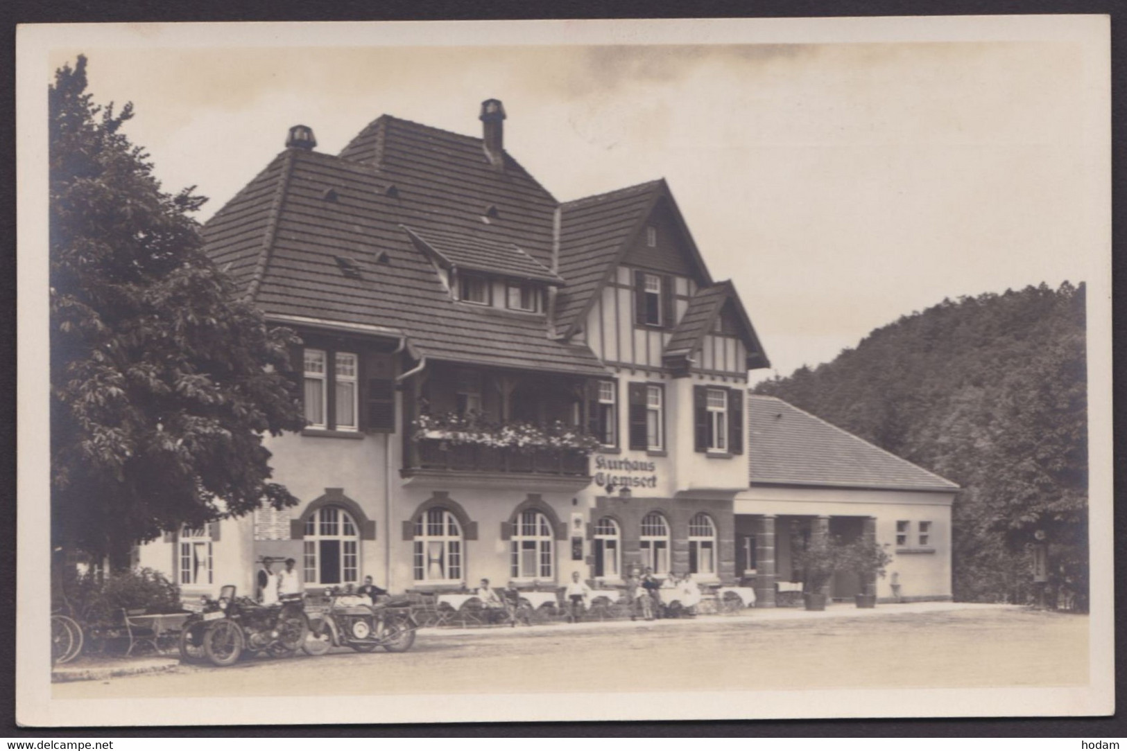 "Leonberg", Kurhaus Glamseck, Fotokarte, 20er Jahre - Leonberg