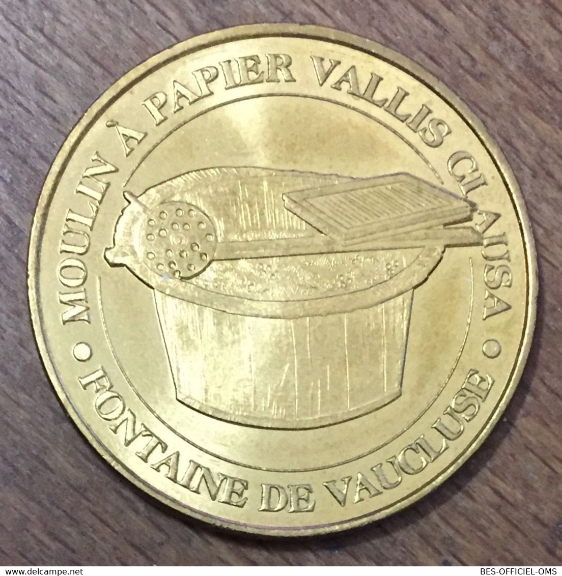 84 FONTAINE DE VAUCLUSE VALLIS CLAUSA MDP 2010 MÉDAILLE SOUVENIR MONNAIE DE PARIS JETON TOURISTIQUE MEDALS COINS TOKENS - 2010