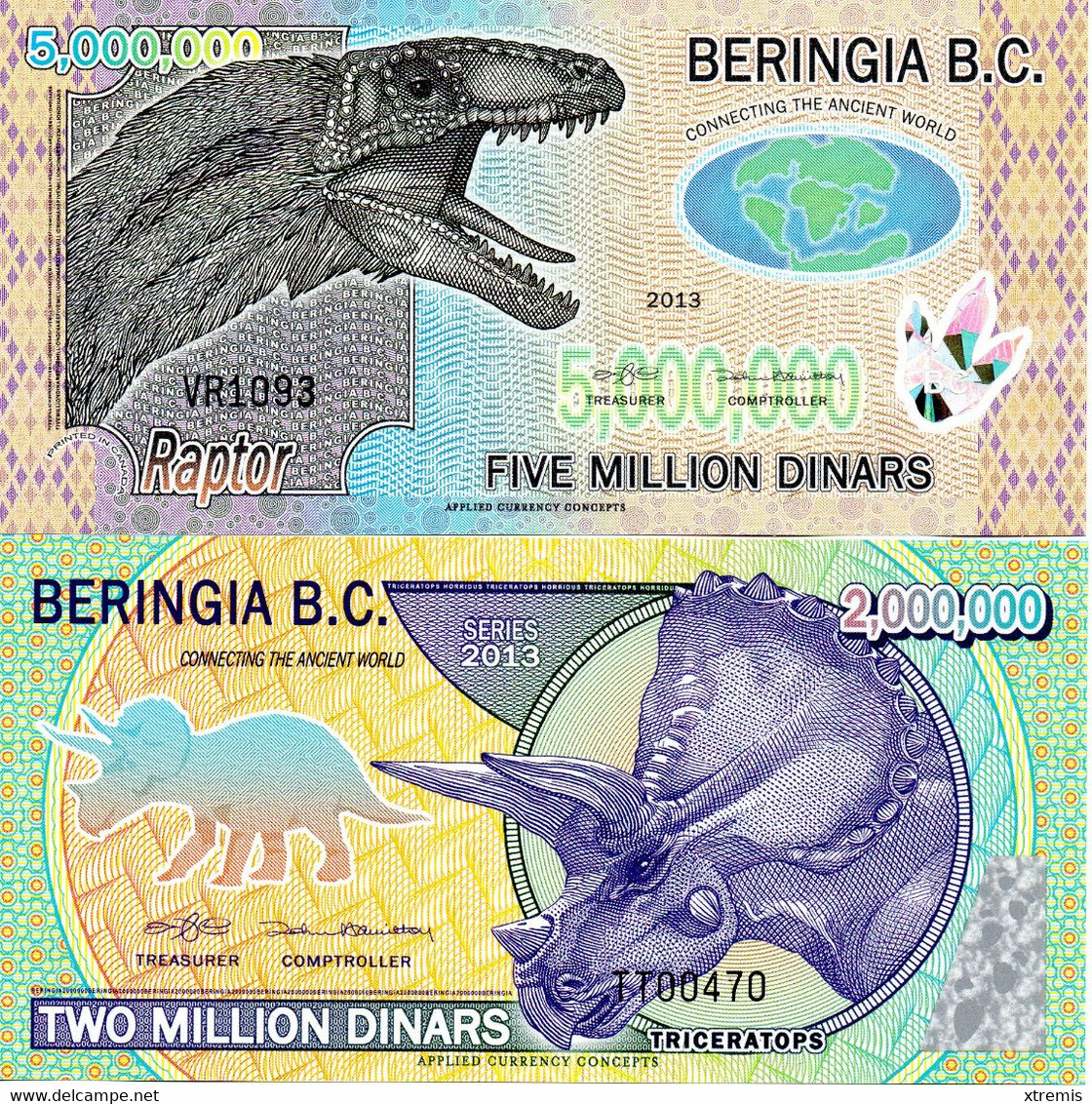 Beringia B.C. - Connecting The Ancient World - 4 Billets - Specimen