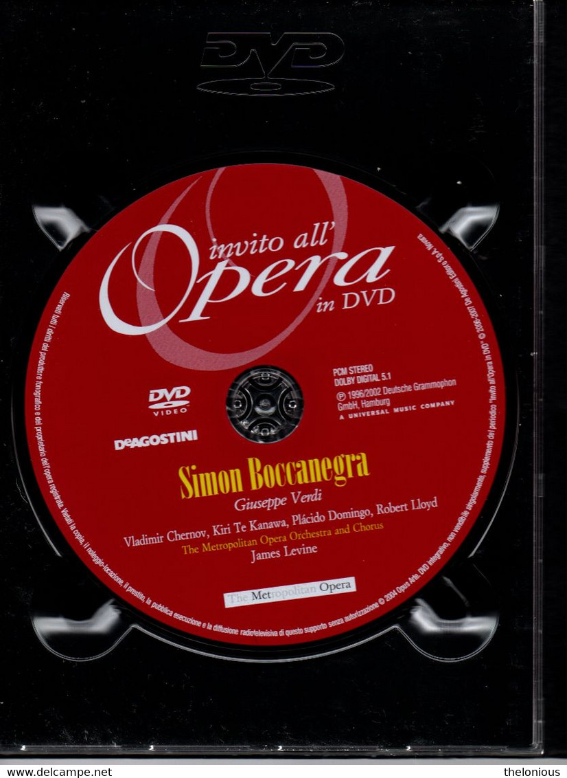 # DVD: G. Verdi - Simon Boccanegra - Chernov, Domingo - Reg. 1995 Con Libretto - Concert & Music