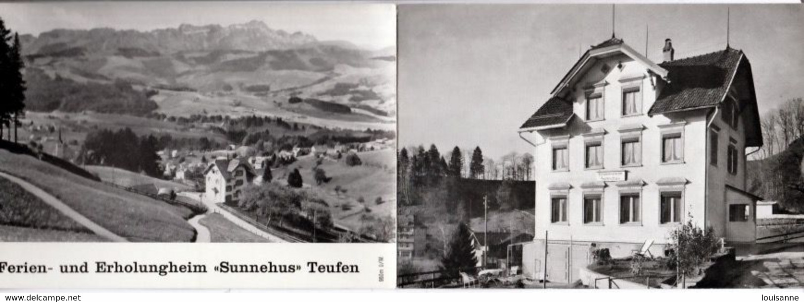 TTEUFEN  ( APPENZELL )  Ferien    " Sunnehus  "  - Dépliant   4  Vues  ( 20 / 10 / 266 ) - Teufen