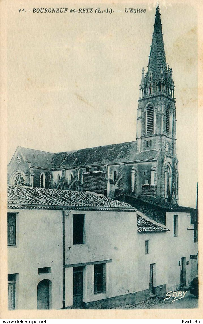 Bourgneuf En Retz * Vue Sur L'église - Bourgneuf-en-Retz