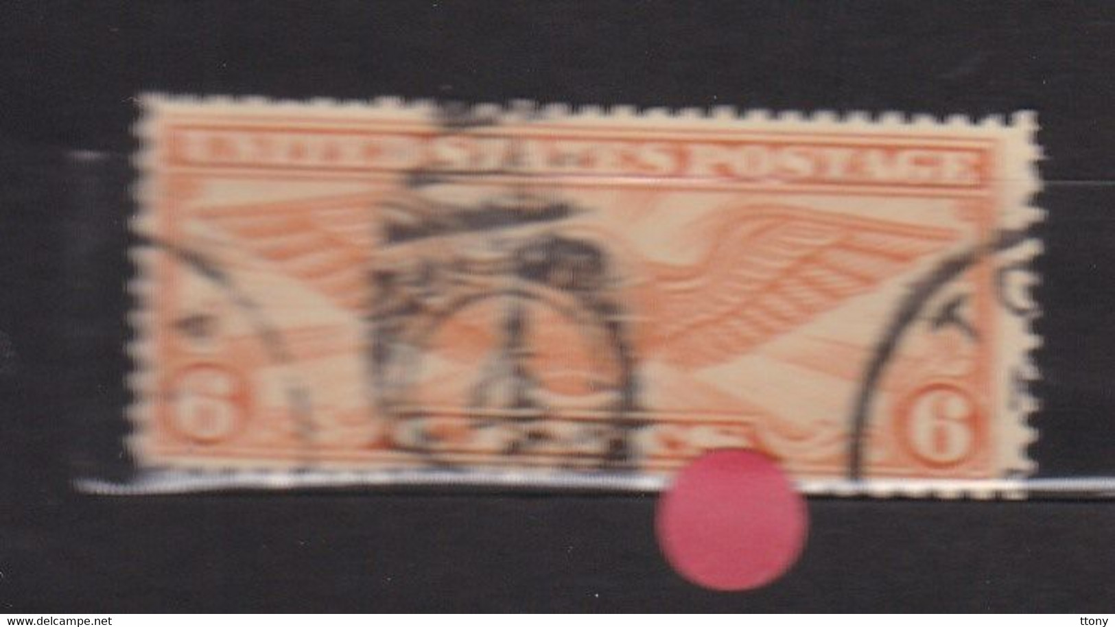 USA. Scott # C19     Used. Airmail Stamps. 1934    Winged Globe    Cachet - 1a. 1918-1940 Used