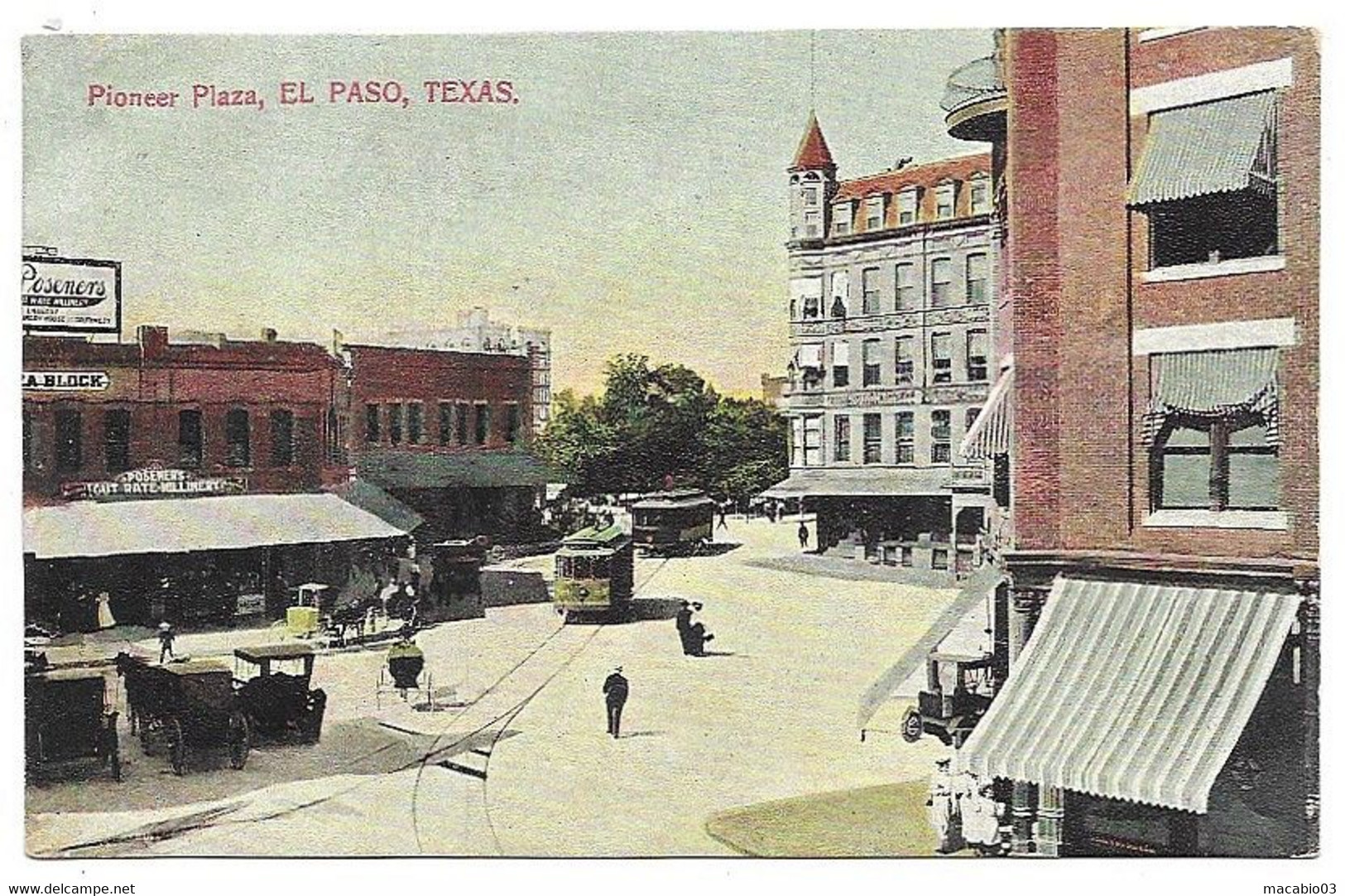 Etats-Unis - Texas : El Paso Pioneer Plaza   Réf 8232 - El Paso