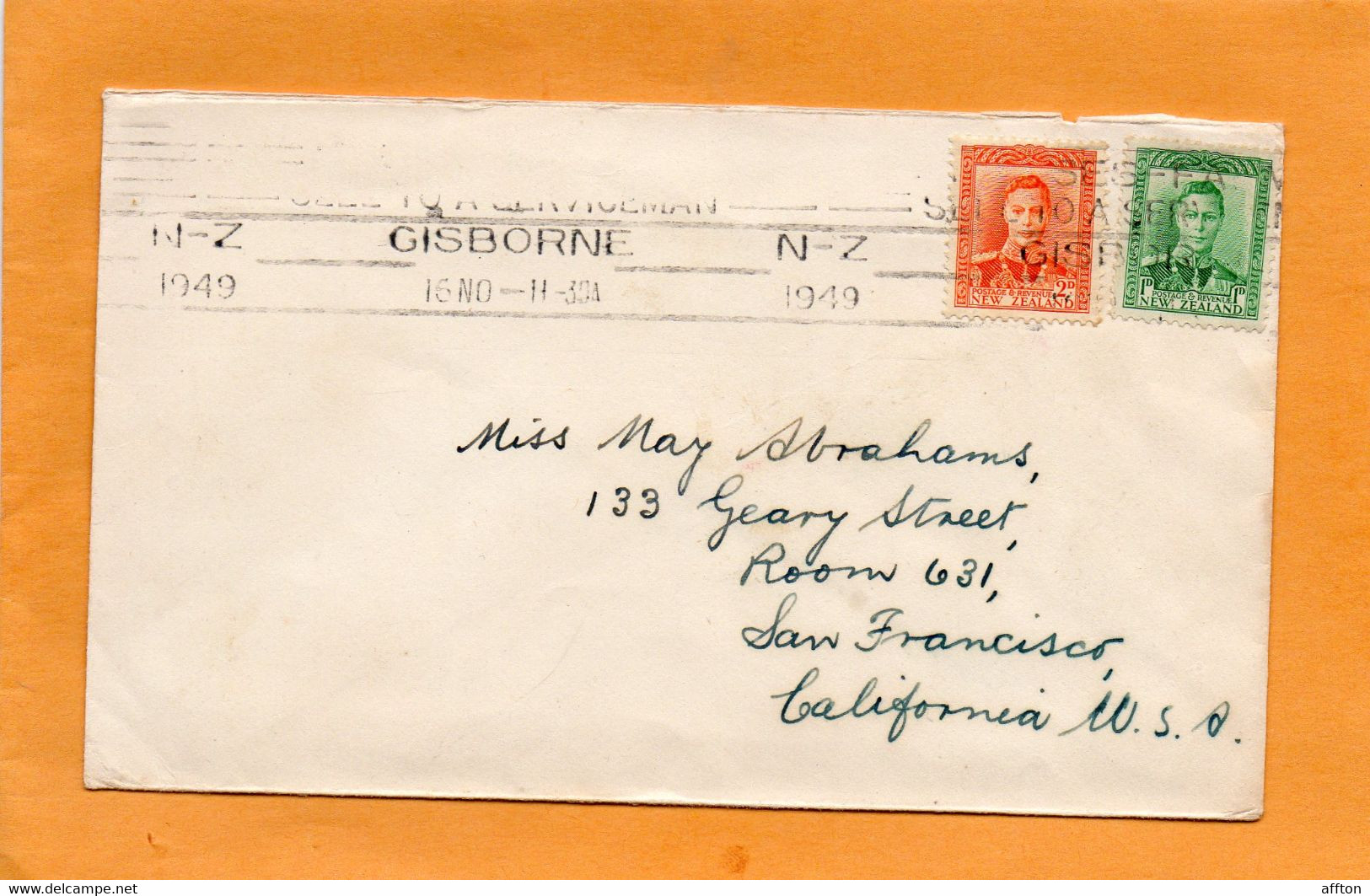 New Zealand Old Cover Mailed - Covers & Documents