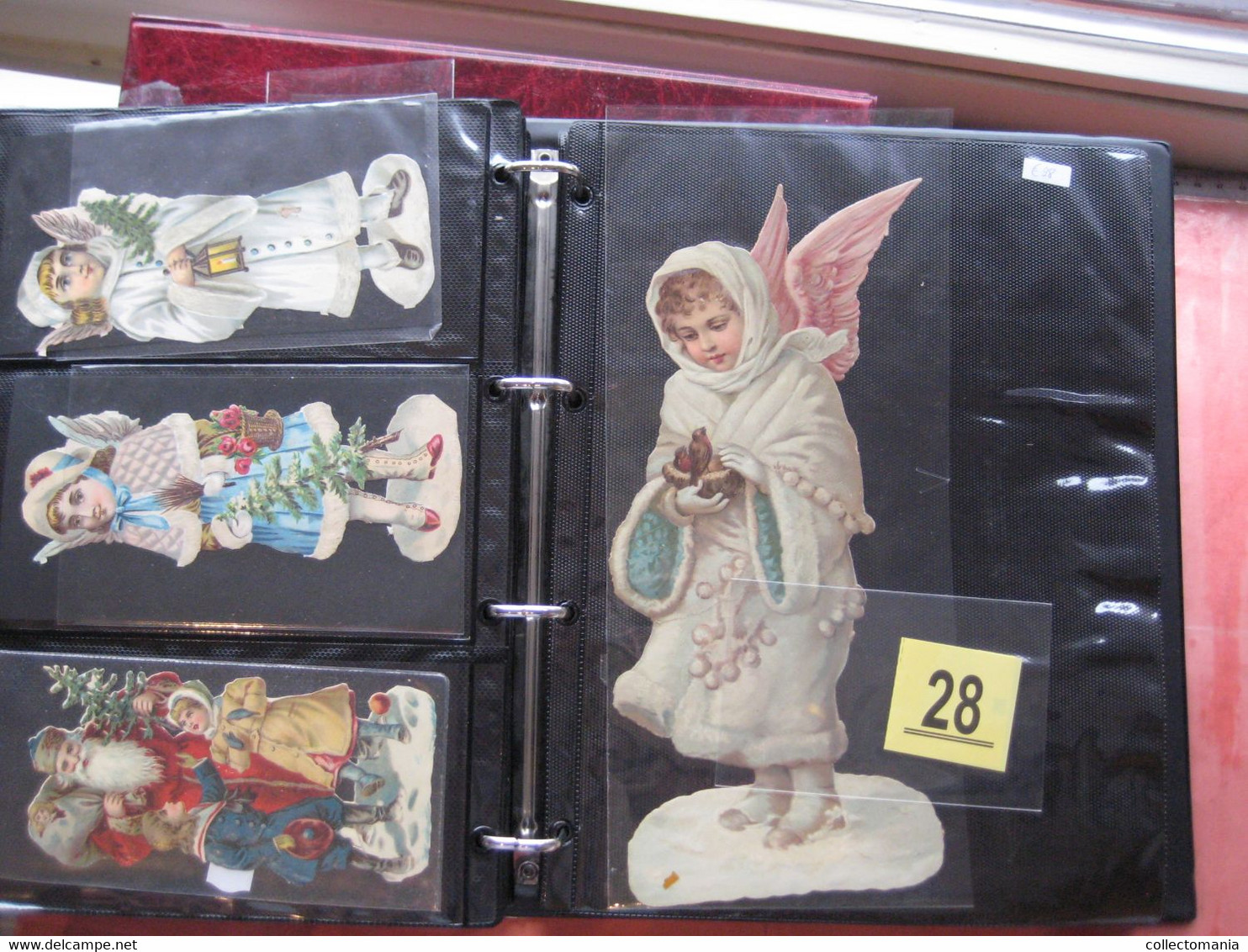 1890 each chromo fotographed (count yourself ) SCRAPS MAP06 - CHRISTMAS  SANTA CLAUS PERE NOEL die cut  GLANS BILDER