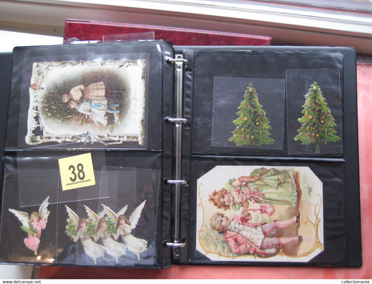 1890 each chromo fotographed (count yourself ) SCRAPS MAP06 - CHRISTMAS  SANTA CLAUS PERE NOEL die cut  GLANS BILDER