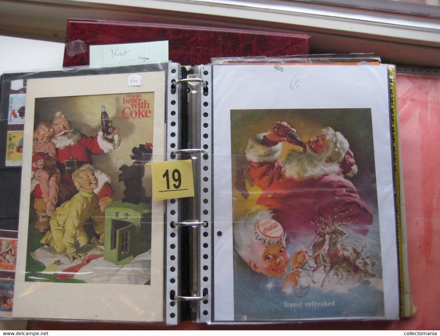 1890 century each chromo fotograped (count yourself ) SCRAPS MAP07 - CHRISTMAS  SANTA CLAUS PERE NOEL - GLANS BILDER