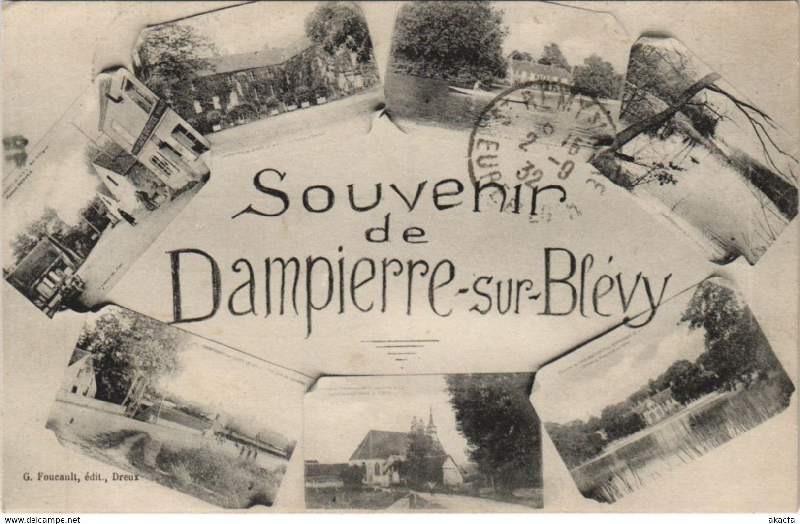 CPA Souvenir De DAMPIERRE-sur-BLEVY (33308) - Blévy