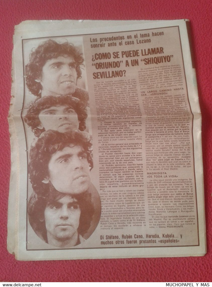 SPAIN ANTIGUO PERIÓDICO DICEN 6 JULIO 1983 Nº 5.802 MARADONA ARGENTINA MURIO WEISWEILER CRUYFF VER, SPANISH NEWSPAPER... - [4] Themes