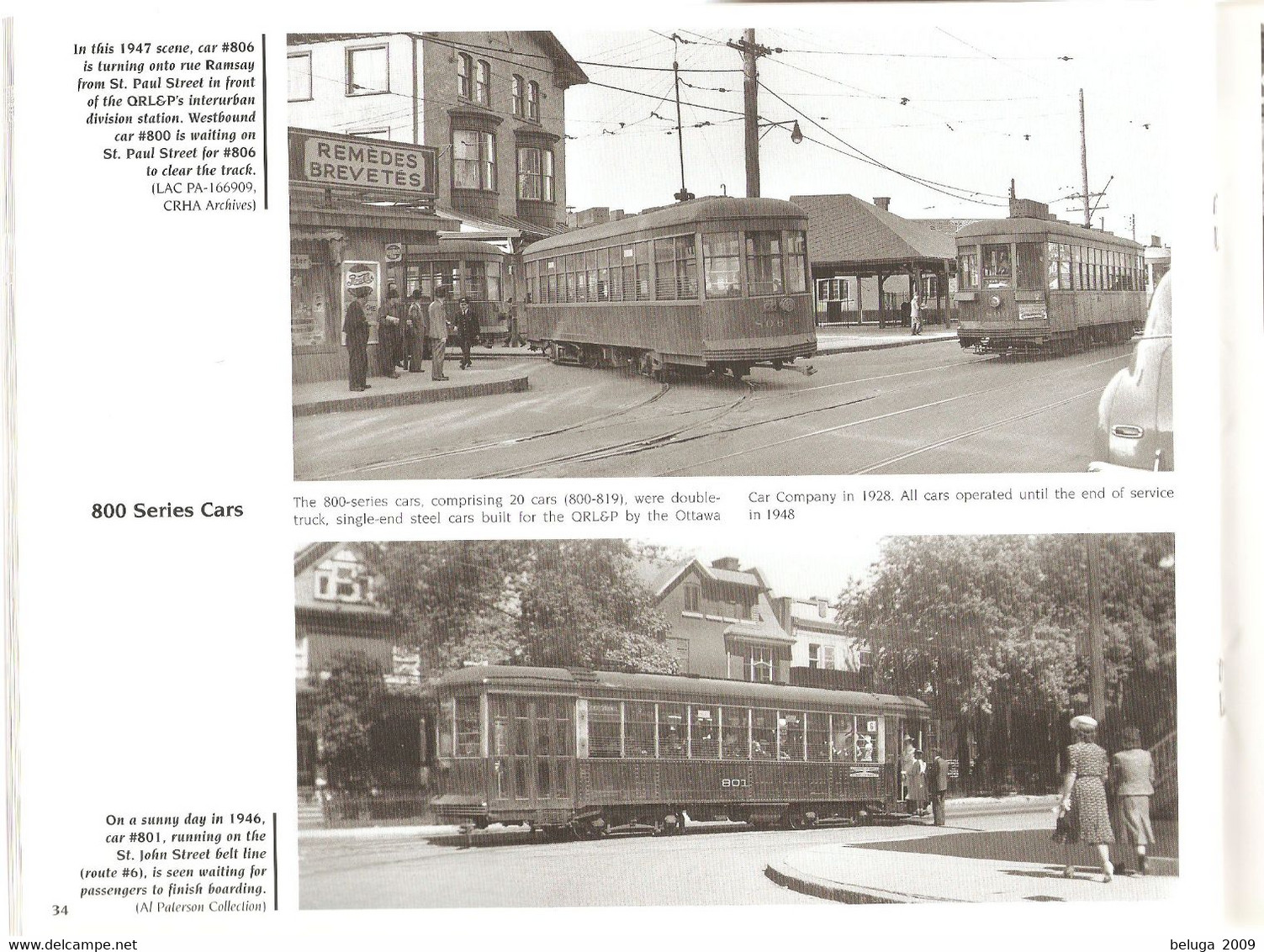 Quebec Railway Light & Power Company  Vol 2  Citadel Division Book By Grumley Tramways Canada - ISBN 9780921871125 - Canada