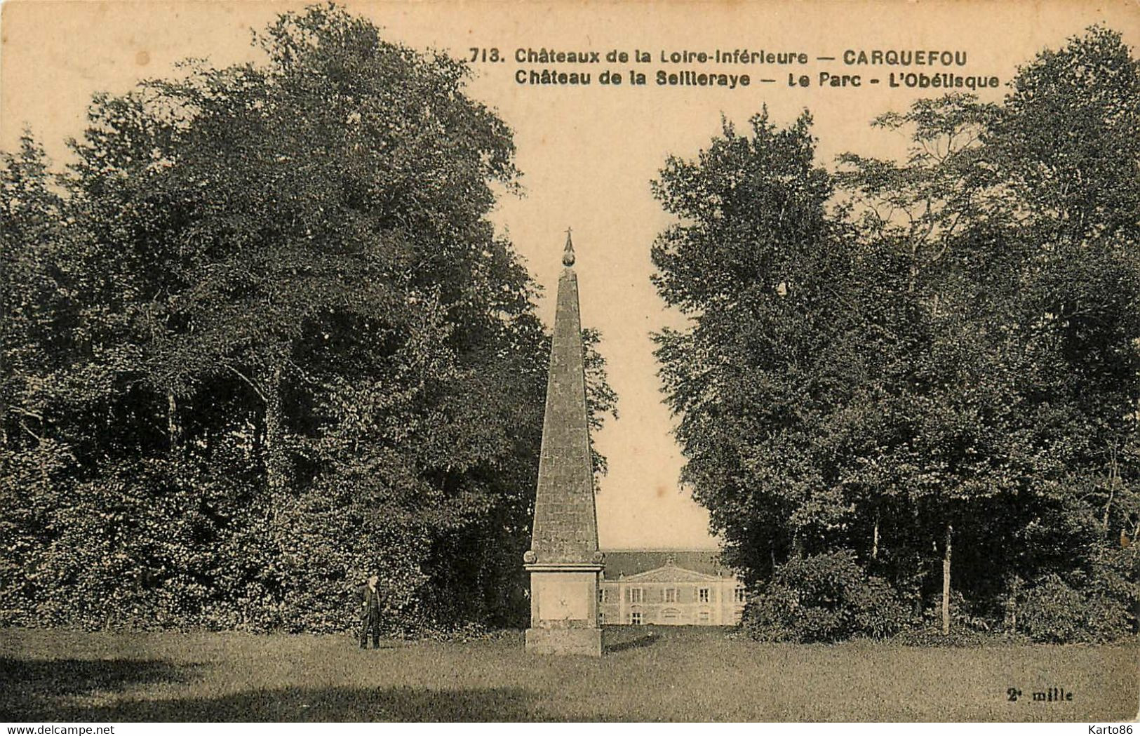 Carquefou * Château De La Seilleraye * Le Parc * L'obélisque - Carquefou