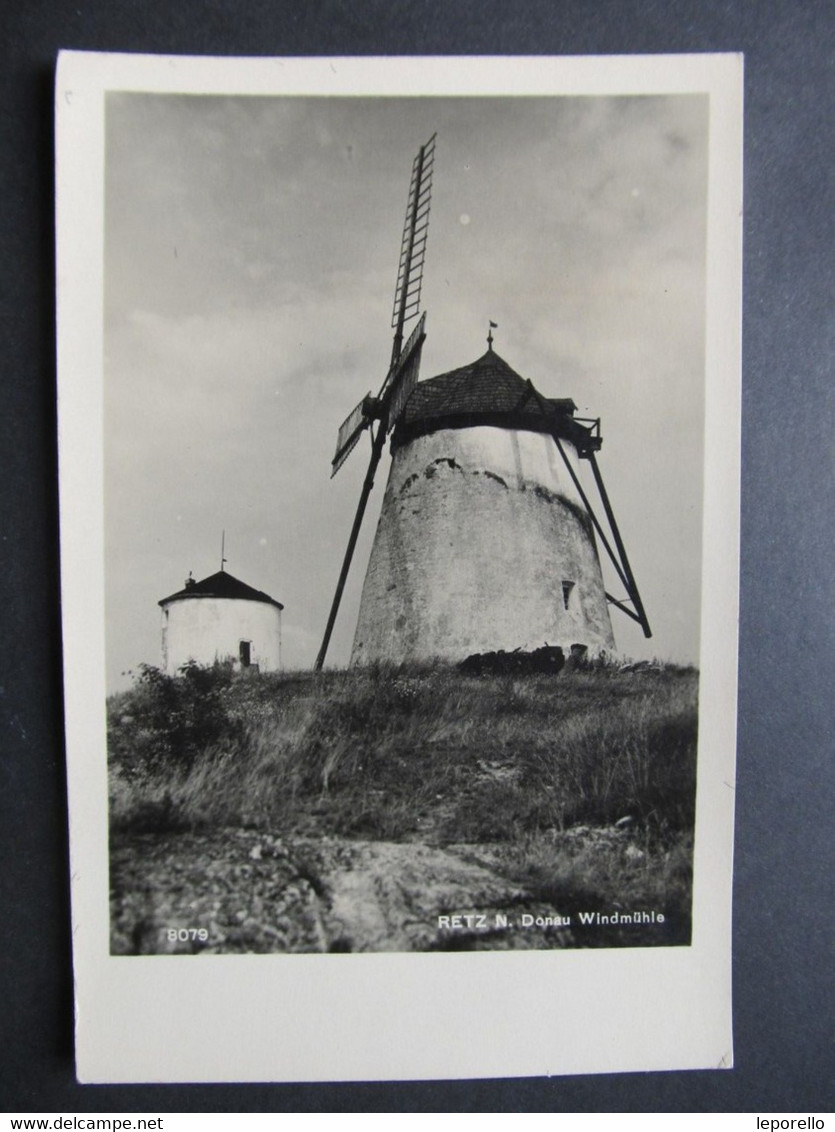 AK RETZ B. Hollabrunn  Ca.1940 Wind Mill Windmühle  ////  D*46498 - Hollabrunn