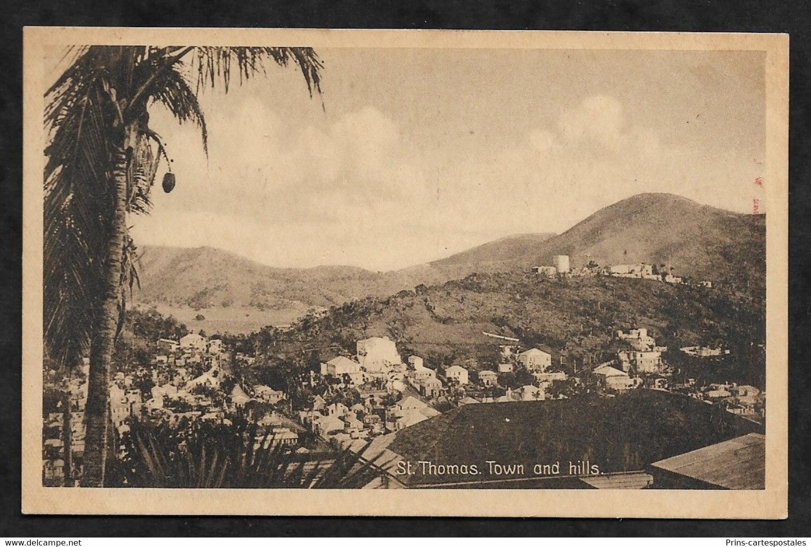 CPA Saint-Thomas  St Thomas Town And Hills - Virgin Islands, US