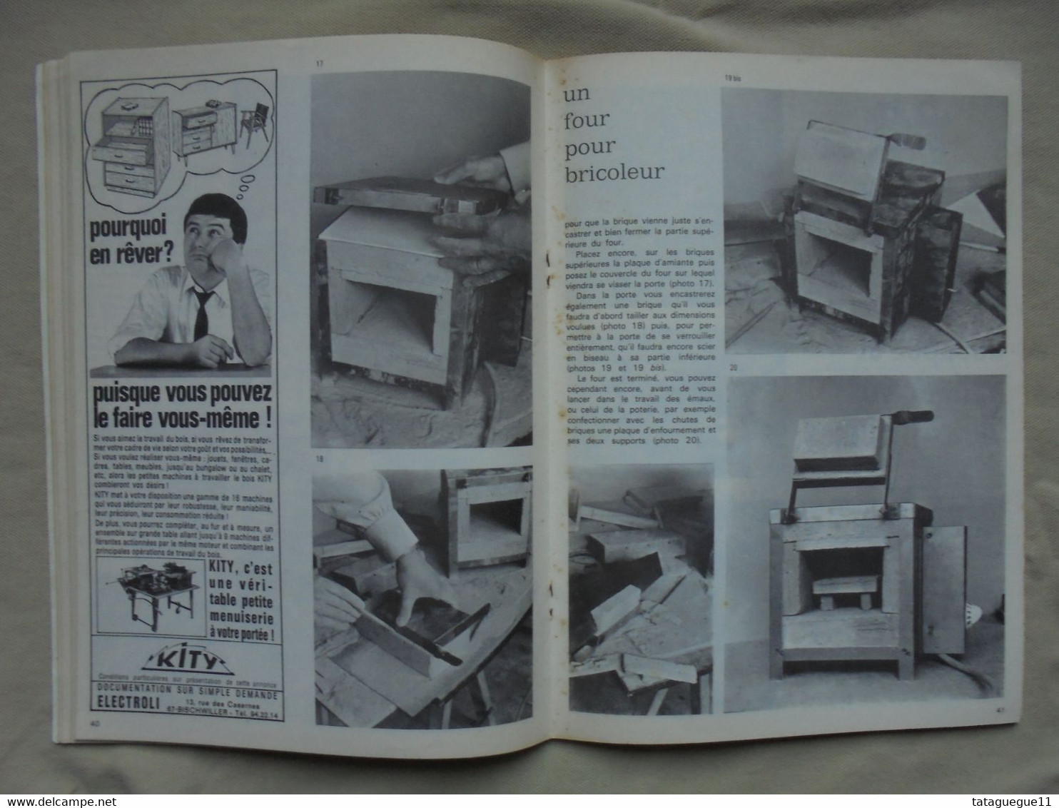 Ancien - Revue Bricolage dans la maison et le jardin N° 29 Décembre 1968