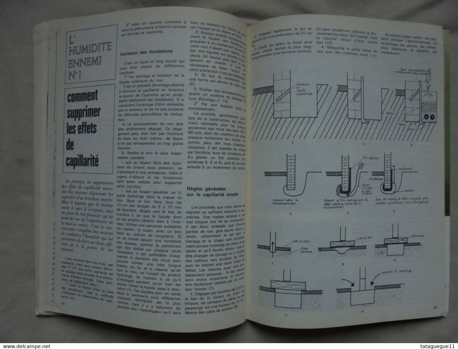 Ancien - Revue Bricolage dans la maison et le jardin N° 30 Janvier 1969