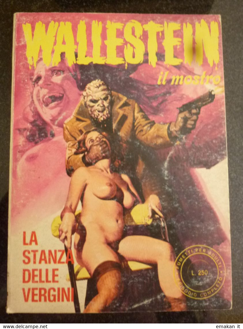 # FUMETTO WALLESTEIN IL MOSTRO N 4 GIGANTE 1972 - N 13 /16/43 TASCABILI - First Editions