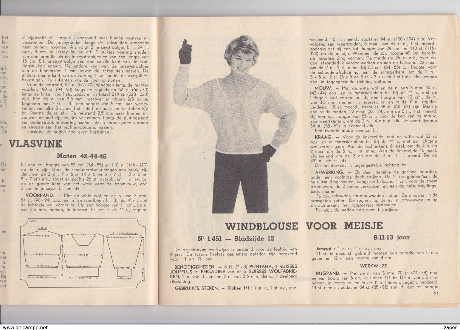 Uitleggingsboekje Van De "3 SUISSES" - Breiwerkgids - 1957 - Lifestyle & Mode